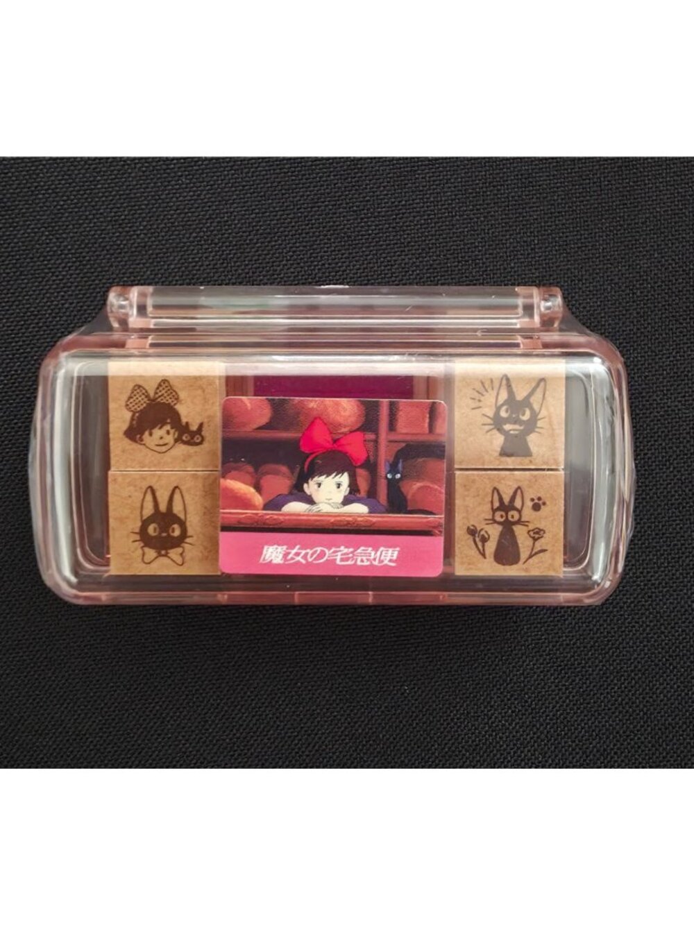 Studio Ghibli Park Japan Kikis Delivery Service Mini Rubber Stamp Set + Ink Pad